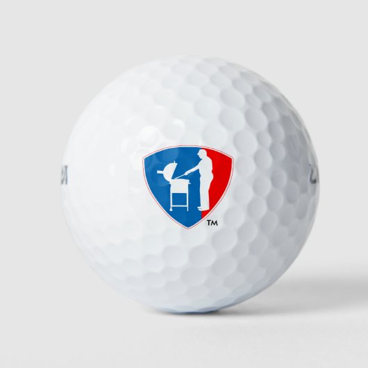GRILLEN Logo-Golfbälle Golfball (Vorderseite)