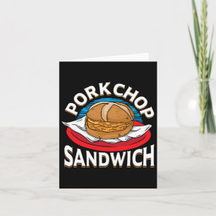 Grillen Lover Fleisch Enthusiasten Porkchop Sand Karte