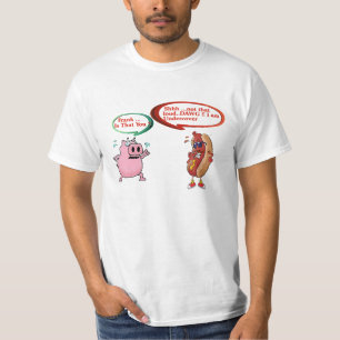 Grillen Lover Funny Hot Dog Spoof T-Shirt