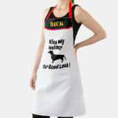 GRILLEN Lover Griller Funny Kiss Kiss Meine Dackel Schürze (InSitu)