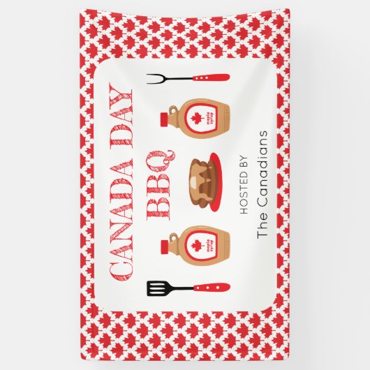 Grillen Maple Leaf Banner (Vertikal)