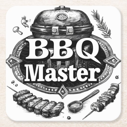 GRILLEN Master" Paper Untersetzer (Vorderseite)