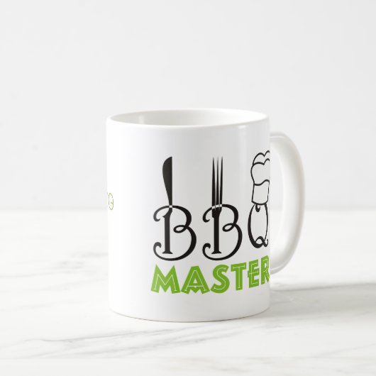 Grillen Master Vatertag Tasse (VorderseiteRechts)