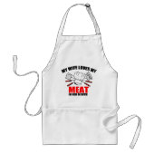 GRILLEN: Meine EHEFRAU LIEBE MEIN FLEISCH Schürze (Vorne)