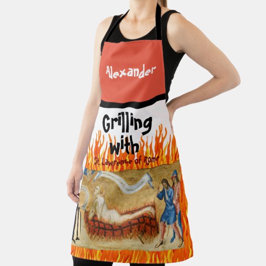 Grillen mit St. Lawrence All-over-Print-Schürze Schürze (InSitu)