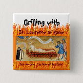 Grillen mit St. Lawrence von Rom (M 022) Button (Vorderseite)