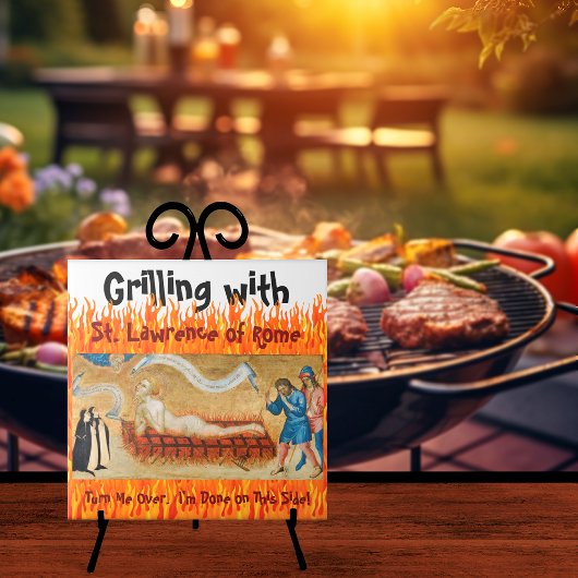 Grillen mit St. Lawrence von Rom (M 022) Fliese
