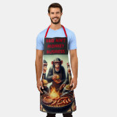 GRILLEN Monkey Business Schürze (Getragen)