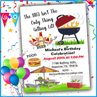 GRILLEN nicht nur die Einladung zum Geburtstag