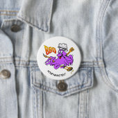 GRILLEN Octopus Round Button (Beispiel)