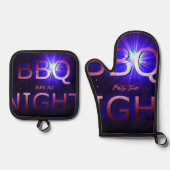 GRILLEN Oven Mitt and Pot Holders Ofenhandschuh & Topflappen-Set (Vorderseite)