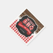 Grillen Paper Napkins - Rot Serviette (Ecke)