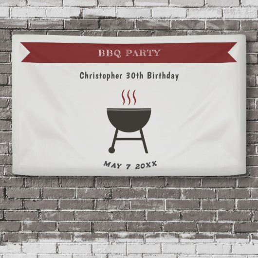 GRILLEN Party Birthday Banner