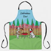 GRILLEN Party Dalmatiner Vater Schürze (Vorderseite)