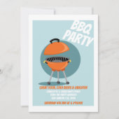 GRILLEN Party Einladung (Vorderseite)