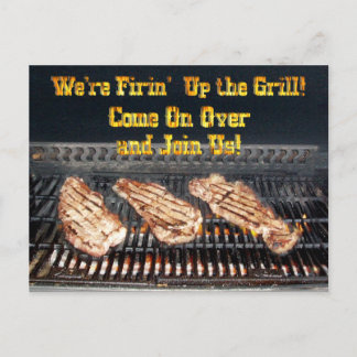 GRILLEN Party Einladung