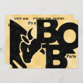 GRILLEN-Party Einladung (Vorne/Hinten)