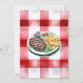 GRILLEN Party Einladung (Rückseite)