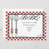 GRILLEN Party Einladung (Vorne/Hinten)