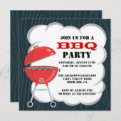 GRILLEN Party Einladung (Vorne/Hinten)
