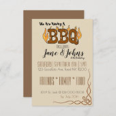 GRILLEN Party Einladung (Vorne/Hinten)