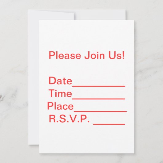 GRILLEN Party Einladung (Rückseite)