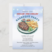 GRILLEN Party Einladung (Vorderseite)