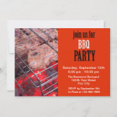 GRILLEN Party Einladung (Vorderseite)