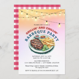 GRILLEN Party Einladung
