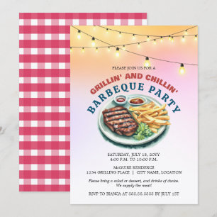 GRILLEN Party Einladung