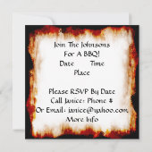 GRILLEN Party!Einladung Einladung (Rückseite)