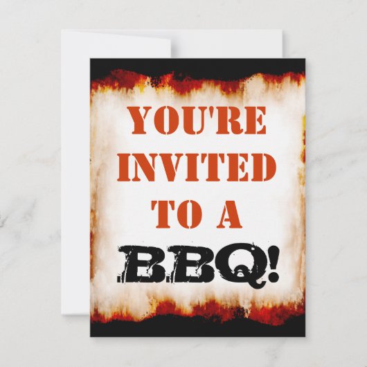 GRILLEN Party!Einladung Einladung (Vorderseite)