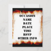 GRILLEN Party!Einladung Einladung (Rückseite)