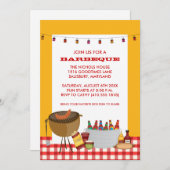 GRILLEN Party Einladungen (Vorne/Hinten)