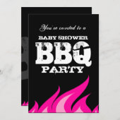 Grillen Party Einladungen für Babydusche im Garten (Vorne/Hinten)