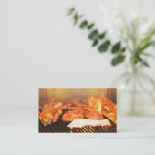 GRILLEN Party-Geschäfts-Karte Visitenkarte (Stehend Vorderseite)