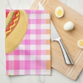 GRILLEN Party Hot Dog mit Bedingungen Geschirrtuch (Viertel Falte)