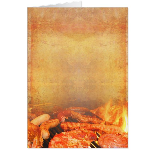 GRILLEN Party-Karte (Vorne)