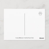 GRILLEN Party Labradors Hollyhock Blume Postkarte (Rückseite)