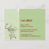 GRILLEN Party Postkarte (Vorderseite)