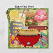 GRILLEN - Party zum Jahresende! SRF Einladung (Vorne/Hinten)