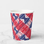 Grillen Patriotic Colors Pappbecher (Links)