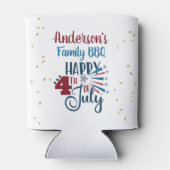 Grillen Picknick am 4. Juli Dosenkühler (Rückseite)