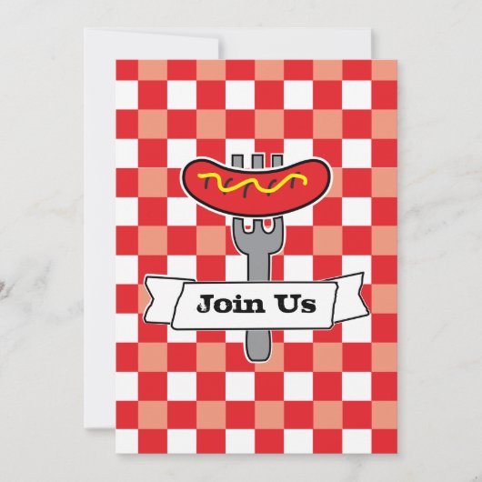 GRILLEN Picknick-Einladung Einladung (Vorderseite)