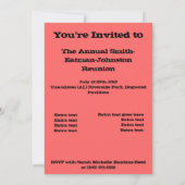 GRILLEN Picknick-Einladung Einladung (Rückseite)