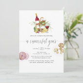 Grillen Picnic Add-Logo Einladung (Stehend Vorderseite)