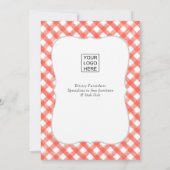 Grillen Picnic Add-Logo Einladung (Rückseite)