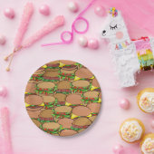 GRILLEN Picnic Hamburger Paper Teller (Party)