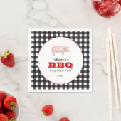 GRILLEN Pig Pickin' Party, Familie Picnic Serviette (Beispiel)