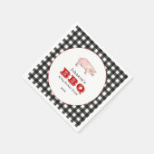 GRILLEN Pig Pickin' Party, Familie Picnic Serviette (Ecke)